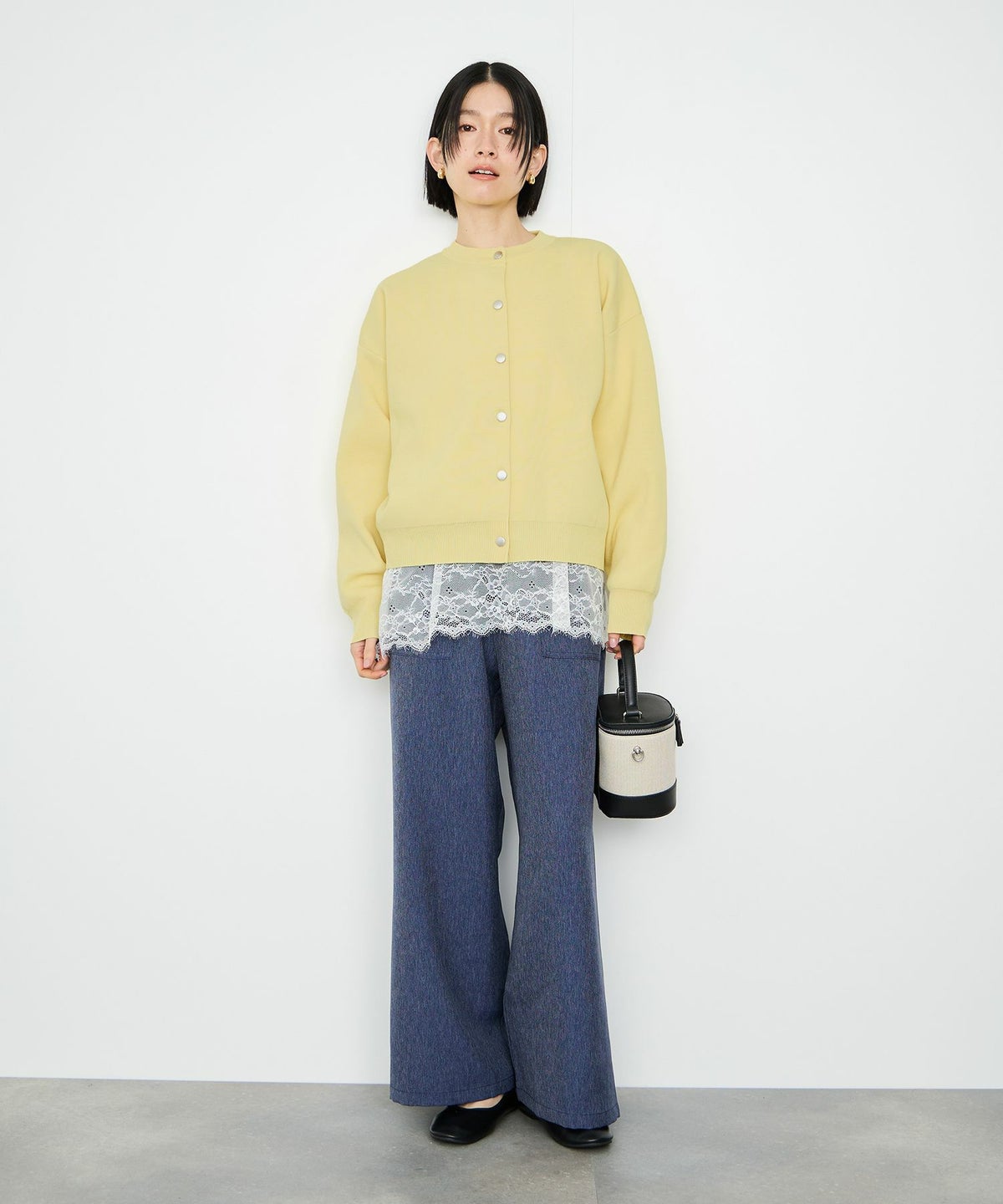 Idnes スポンディッシュカーディガン レディース