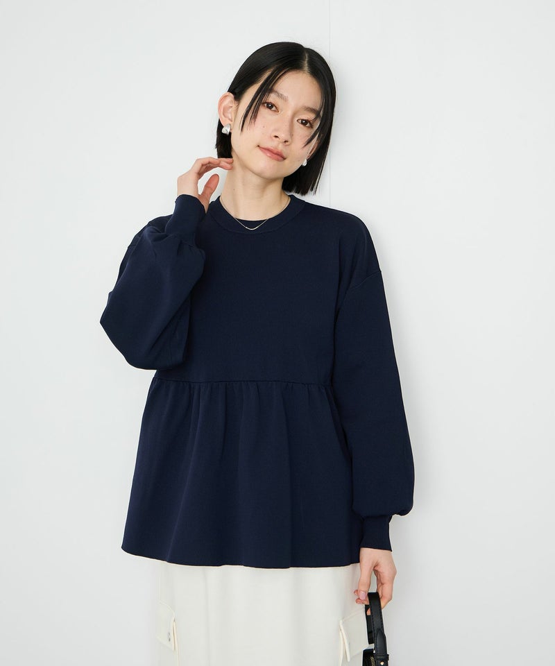 Idnes  スポンディッシュペプラムプルオーバー レディース メール便 対応商品商品画像-3