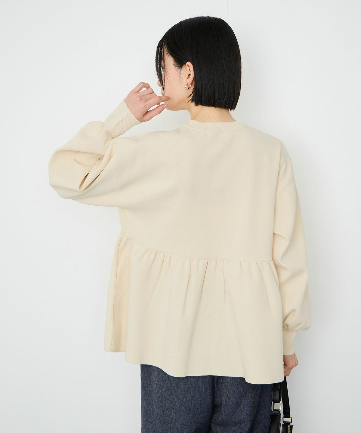 Idnes スポンディッシュペプラムプルオーバー レディース メール便 対応商品