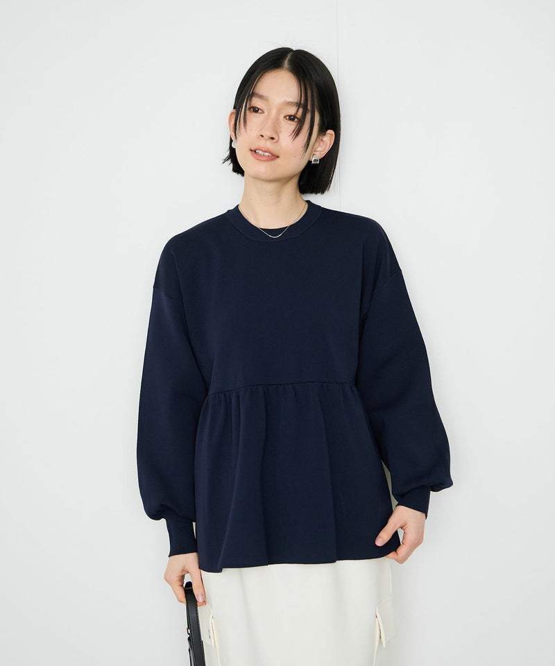 Idnes  スポンディッシュペプラムプルオーバー レディース メール便 対応商品商品画像-14