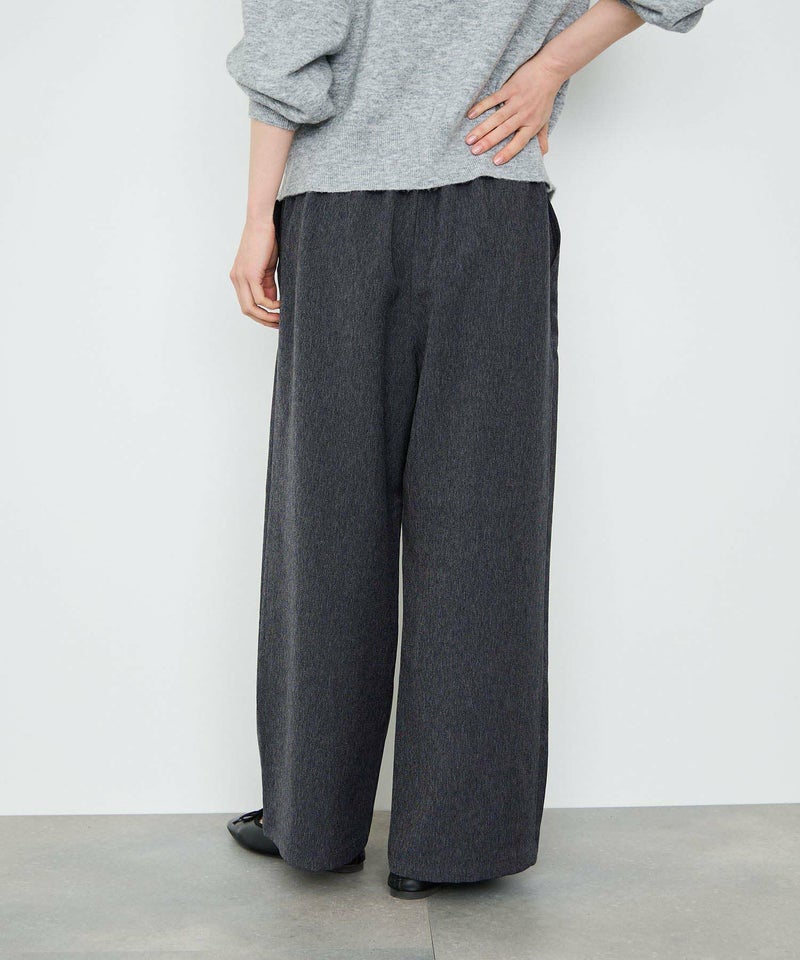 Idnes  デニムライクイージーワイドパンツ レディース商品画像-5