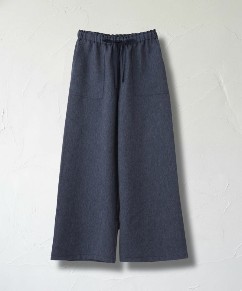 Idnes  デニムライクイージーワイドパンツ レディース商品画像-13