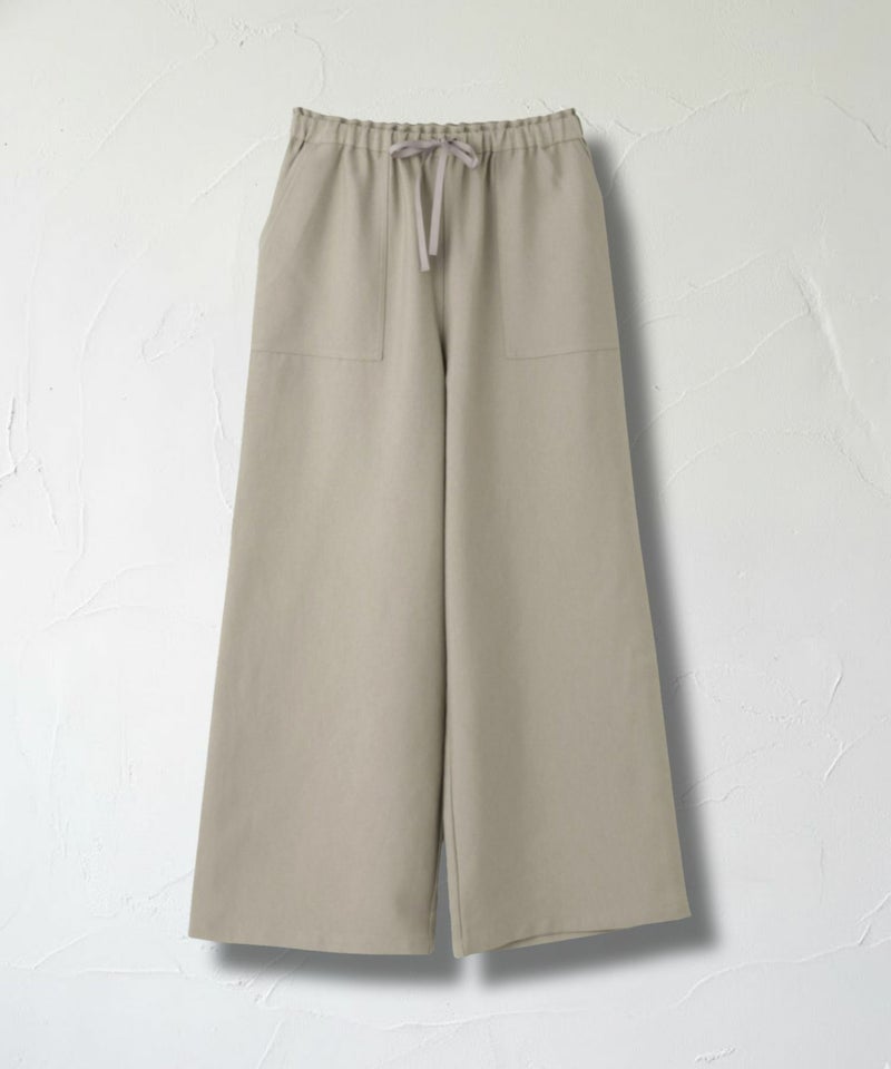 Idnes デニムライクイージーワイドパンツ レディース商品画像-14