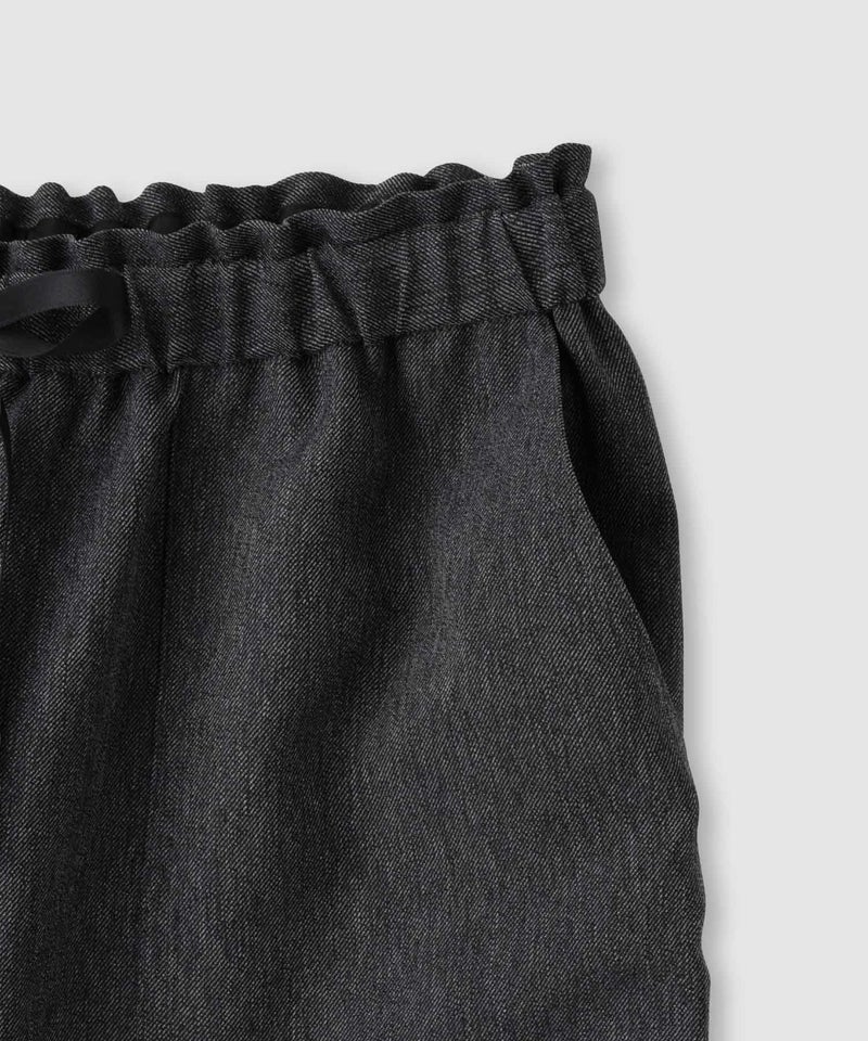 Idnes  デニムライクイージーワイドパンツ レディース商品画像-17