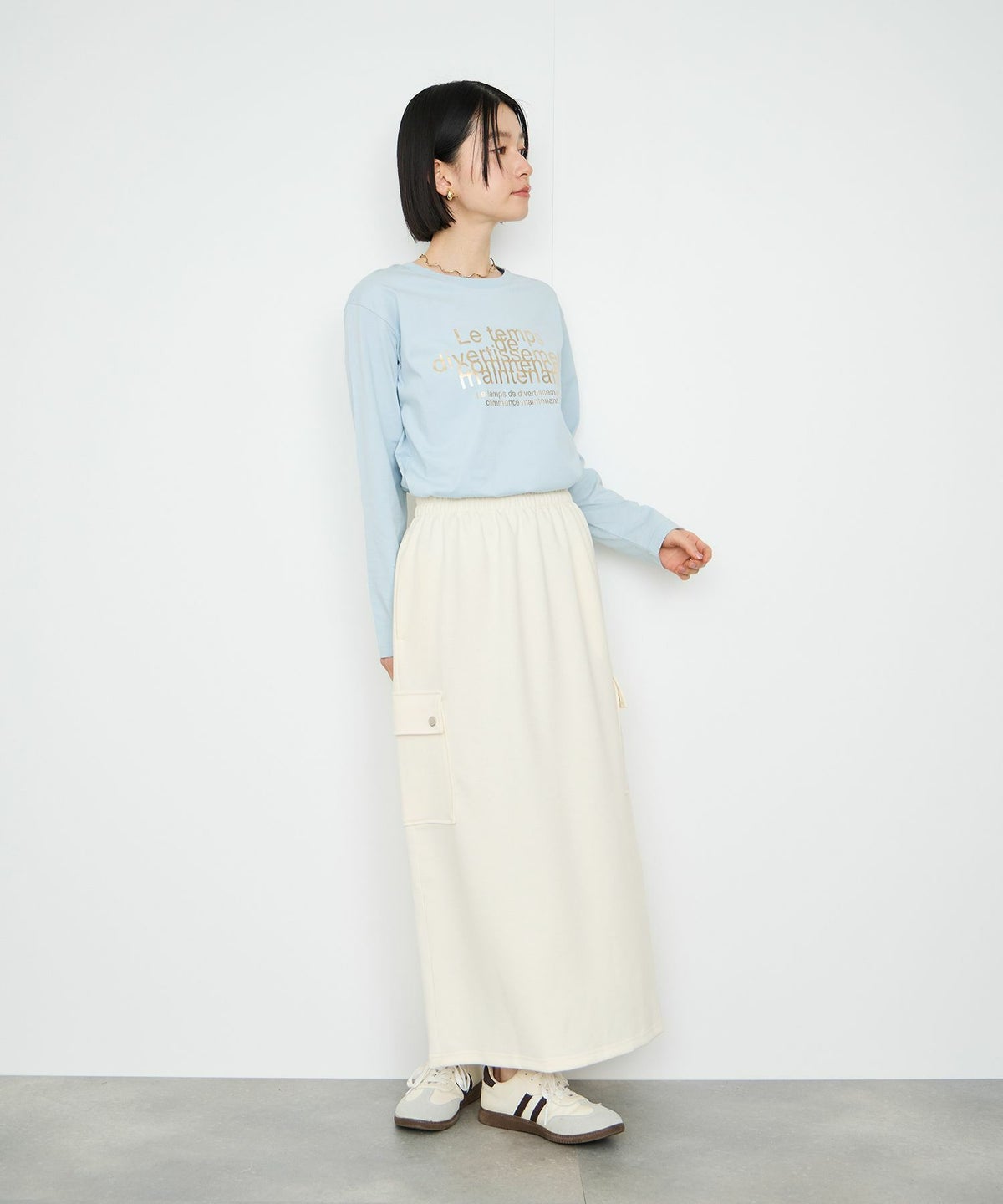 Idnes ダンボールカーゴスカート レディース