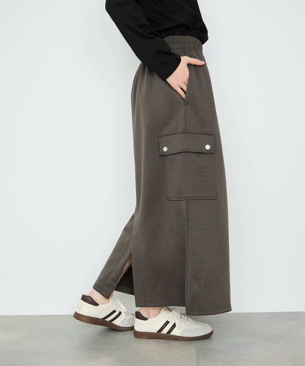 Idnes ダンボールカーゴスカート レディース