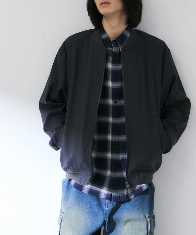 Real Standard  マイラク ストレッチツイル リブジャケット 快適ストレッチ 抗菌防臭機能 メンズ商品画像-8