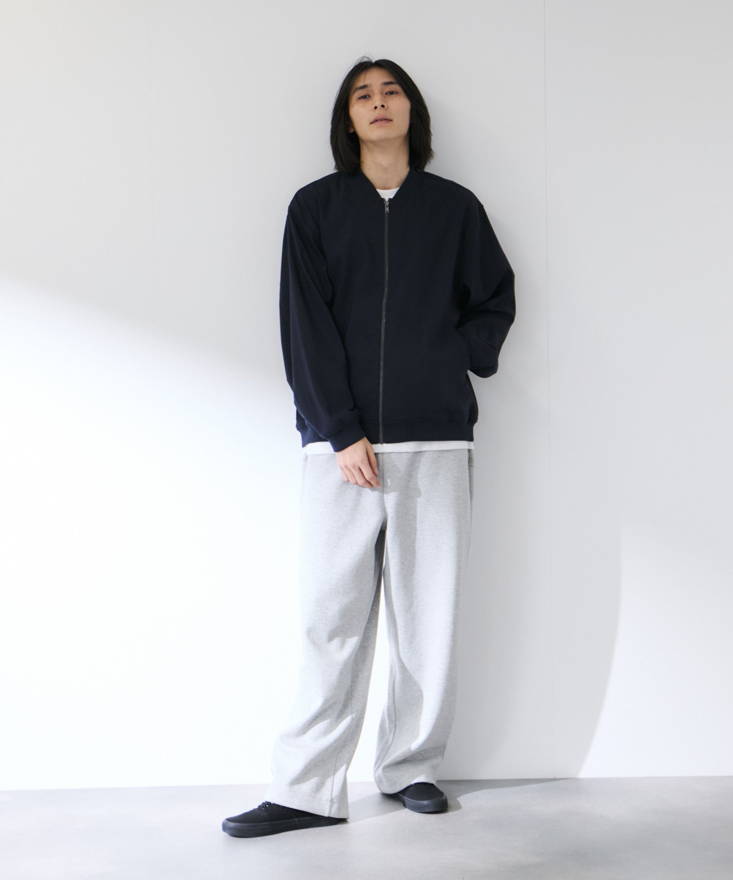Real Standard マイラク ストレッチツイル リブジャケット メンズ