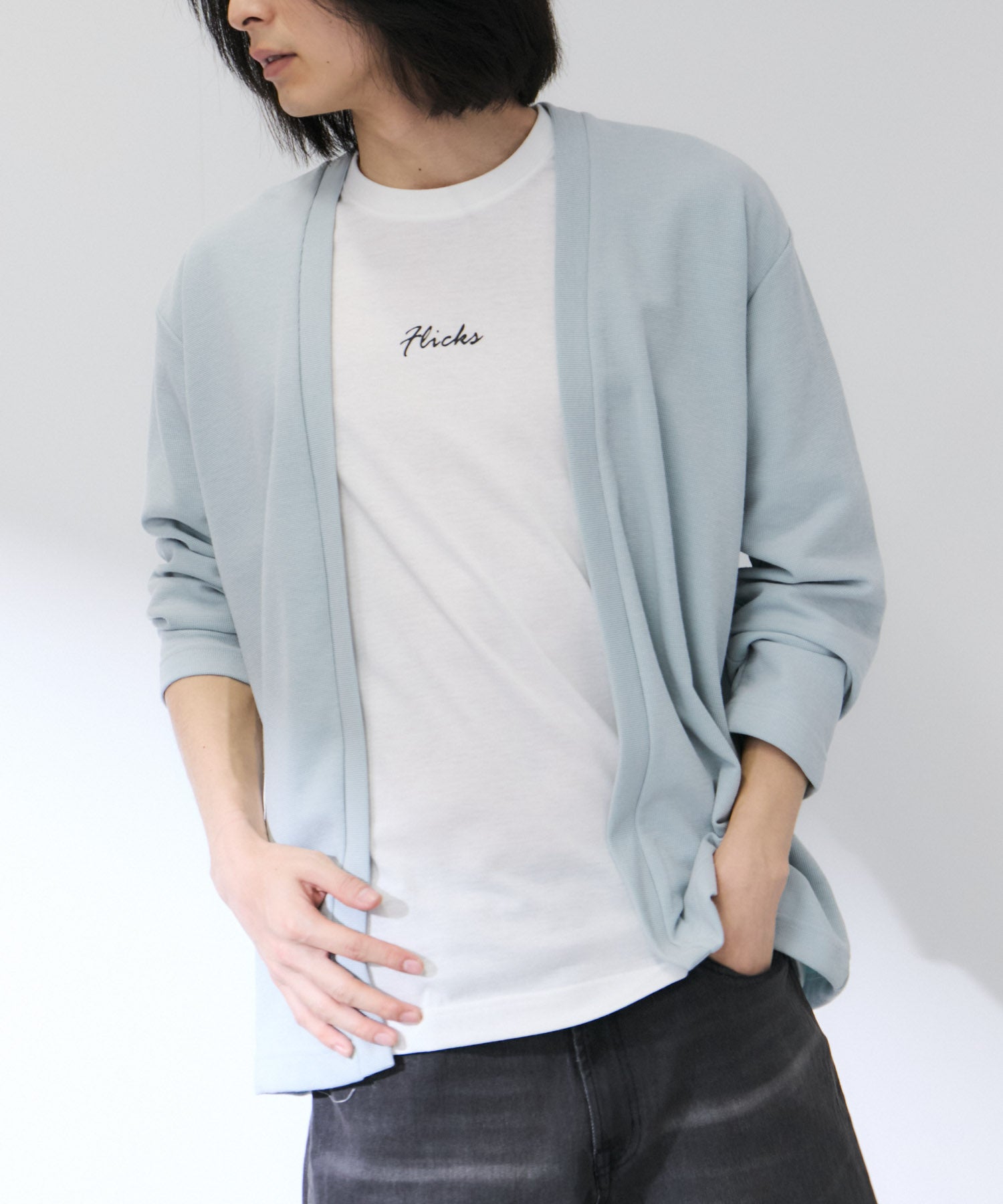 Real Standard カノコ着流しカーディガンアンサンブル メンズ