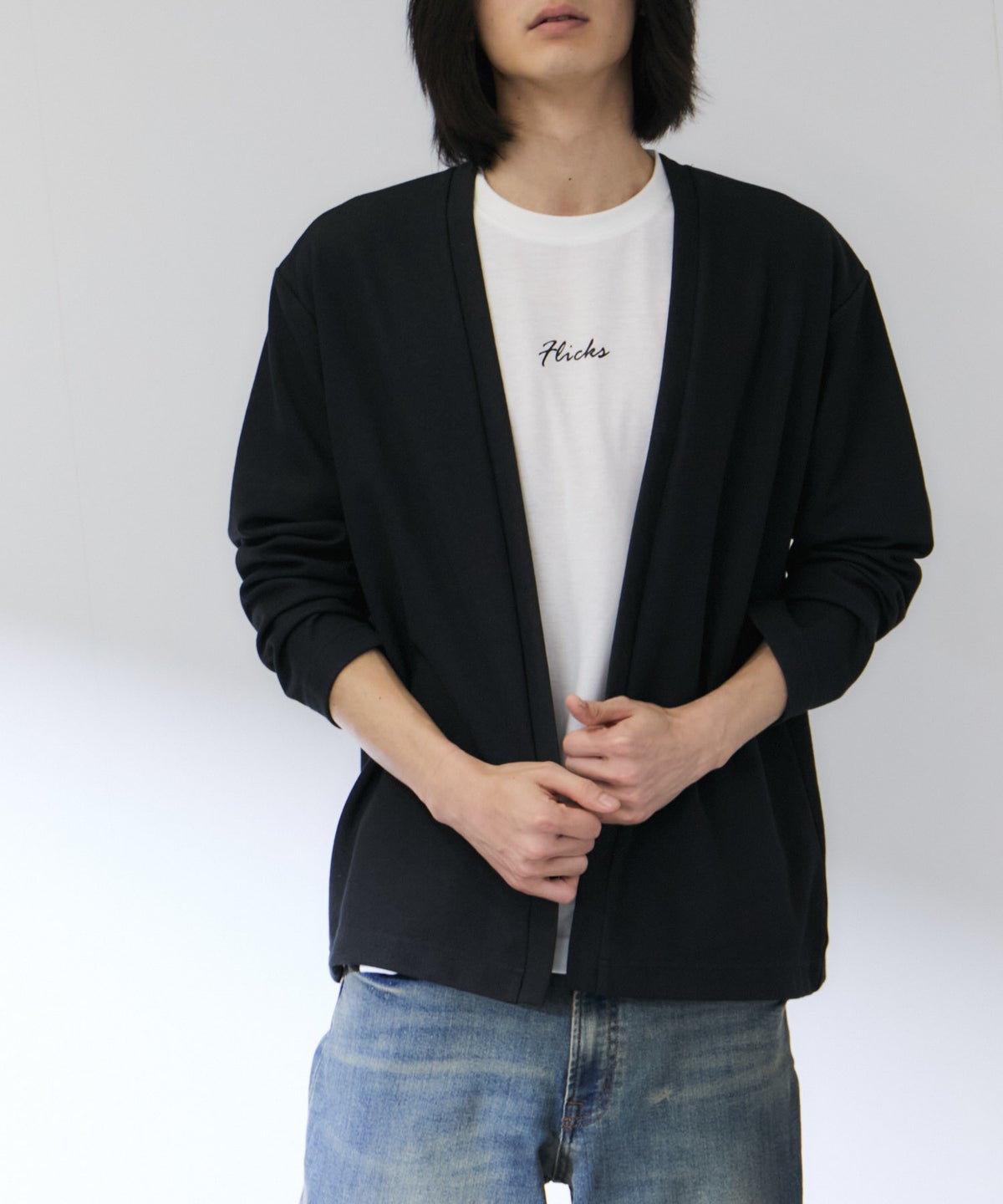 Real Standard カノコ着流しカーディガンアンサンブル メンズ