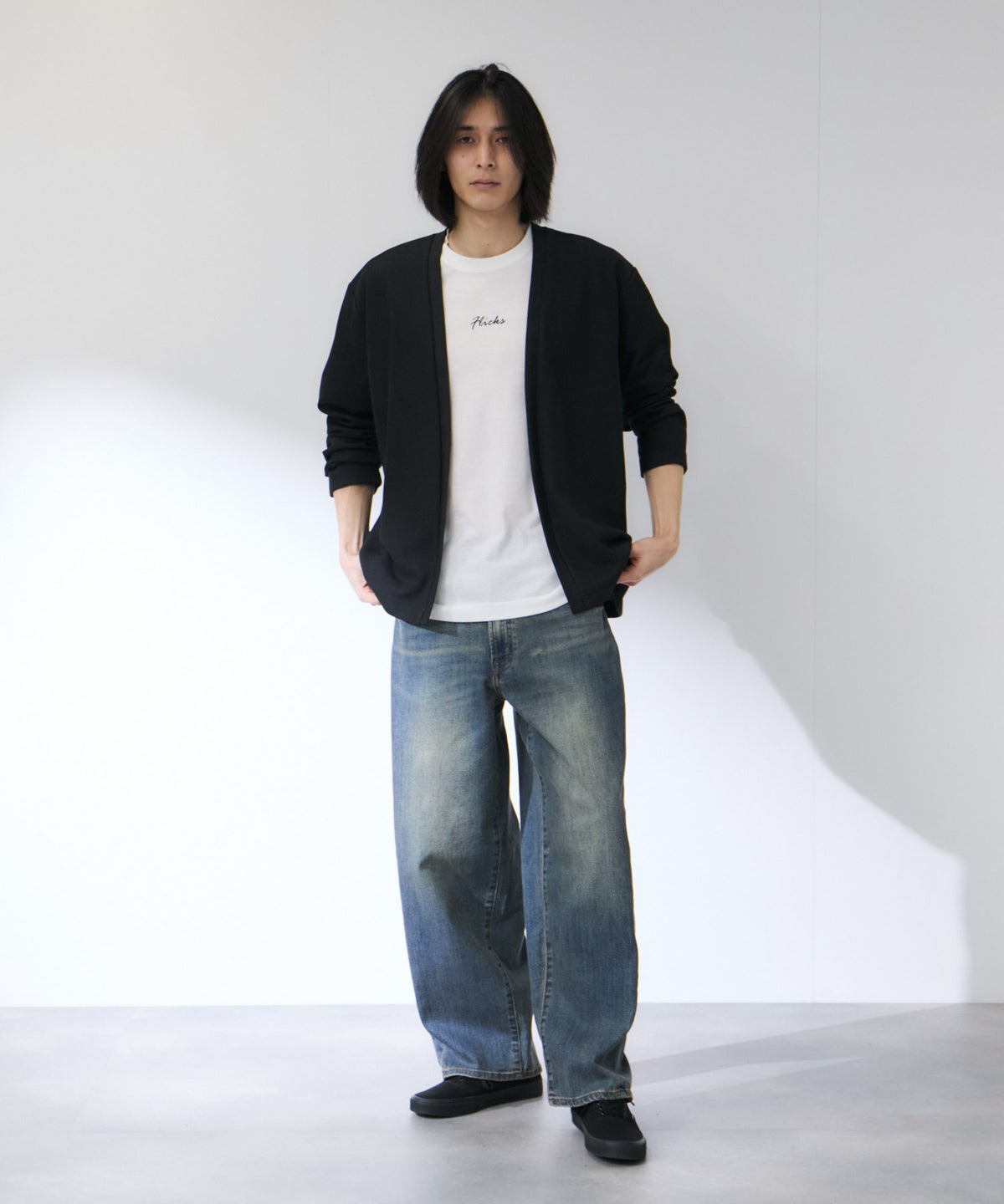 Real Standard カノコ着流しカーディガンアンサンブル メンズ