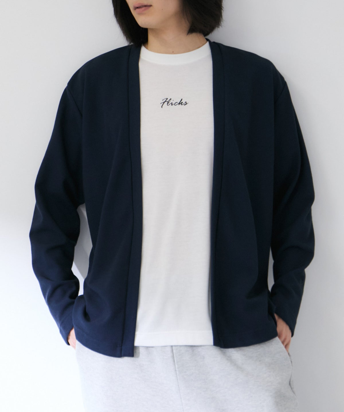 Real Standard カノコ着流しカーディガンアンサンブル メンズ