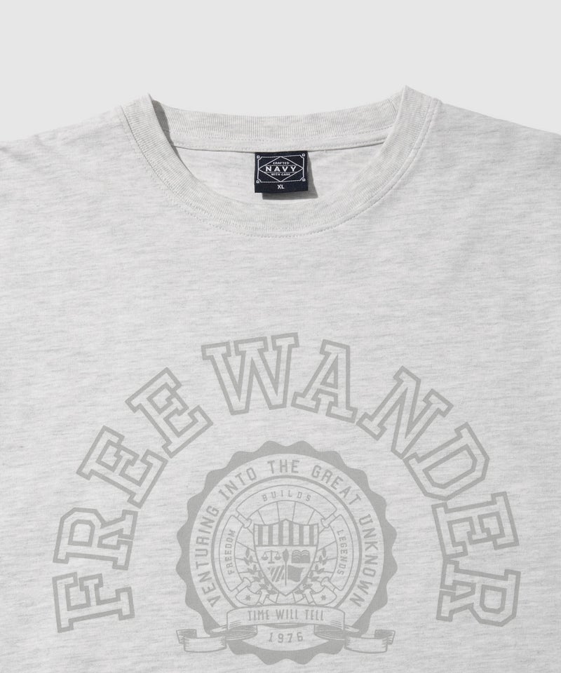 NAVY  プリント半袖Tシャツ BCIコットン リラックスフィット メンズ メール便 対応商品商品画像-6