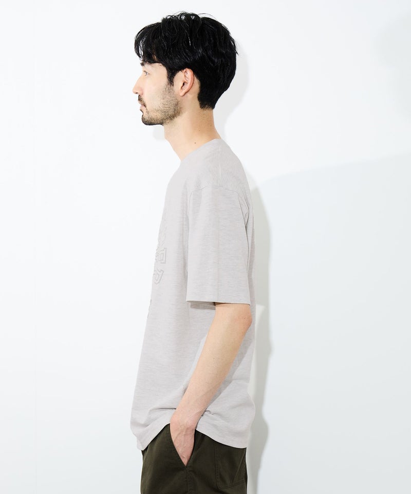 [期間限定価格]NAVY  プリント半袖Tシャツ BCIコットン リラックスフィット メンズ メール便 対応商品商品画像-6