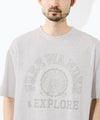 [期間限定価格]NAVY  プリント半袖Tシャツ BCIコットン リラックスフィット メンズ メール便 対応商品商品サムネイル-8