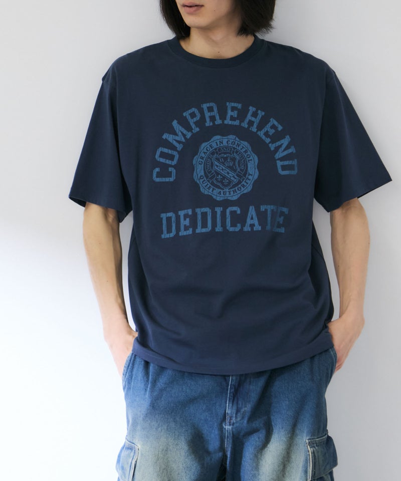 NAVY プリント半袖Tシャツ BCIコットン リラックスフィット メンズ メール便 対応商品商品画像-14