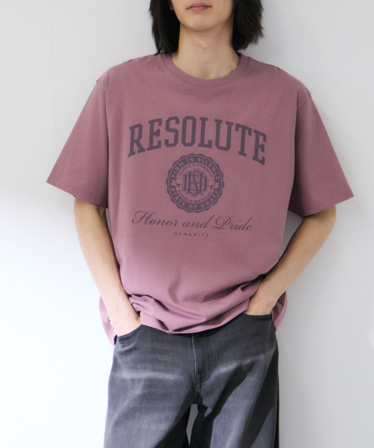 NAVY プリント半袖Tシャツ BCIコットン リラックスフィット メンズ メール便 対応商品