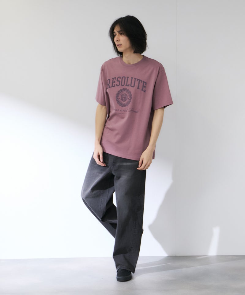 NAVY  プリント半袖Tシャツ BCIコットン リラックスフィット メンズ メール便 対応商品商品画像-20