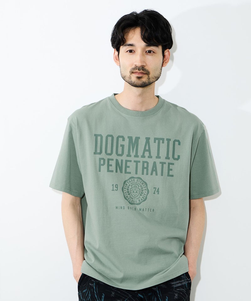 [期間限定価格]NAVY  プリント半袖Tシャツ BCIコットン リラックスフィット メンズ メール便 対応商品商品画像-2