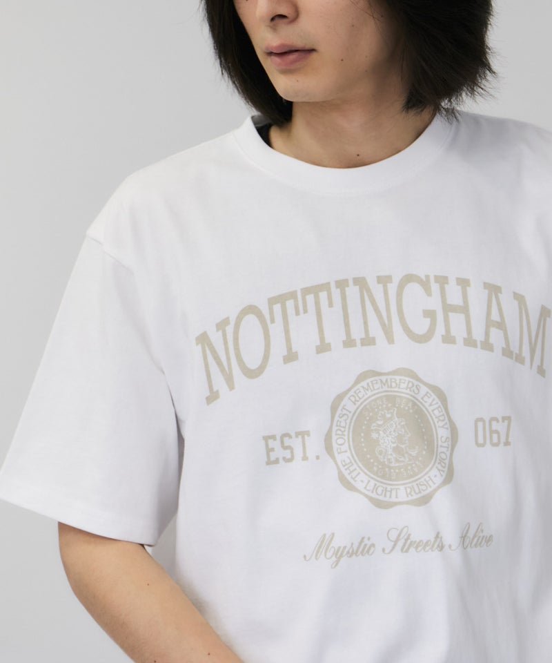 NAVY プリント半袖Tシャツ BCIコットン リラックスフィット メンズ メール便 対応商品商品画像-3