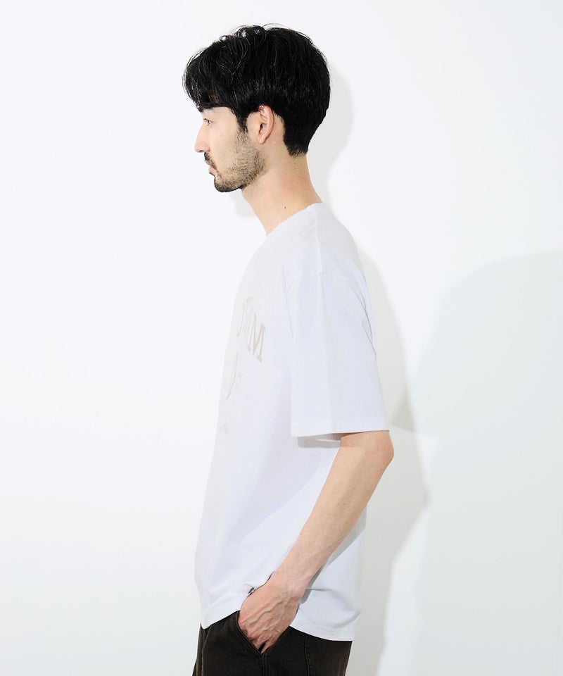 [期間限定価格]NAVY  プリント半袖Tシャツ BCIコットン リラックスフィット メンズ メール便 対応商品商品画像-4