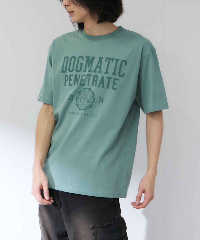 NAVY プリント半袖Tシャツ BCIコットン リラックスフィット メンズ メール便 対応商品商品画像-7