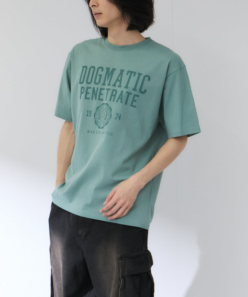 NAVY  プリント半袖Tシャツ BCIコットン リラックスフィット メンズ メール便 対応商品商品画像-10