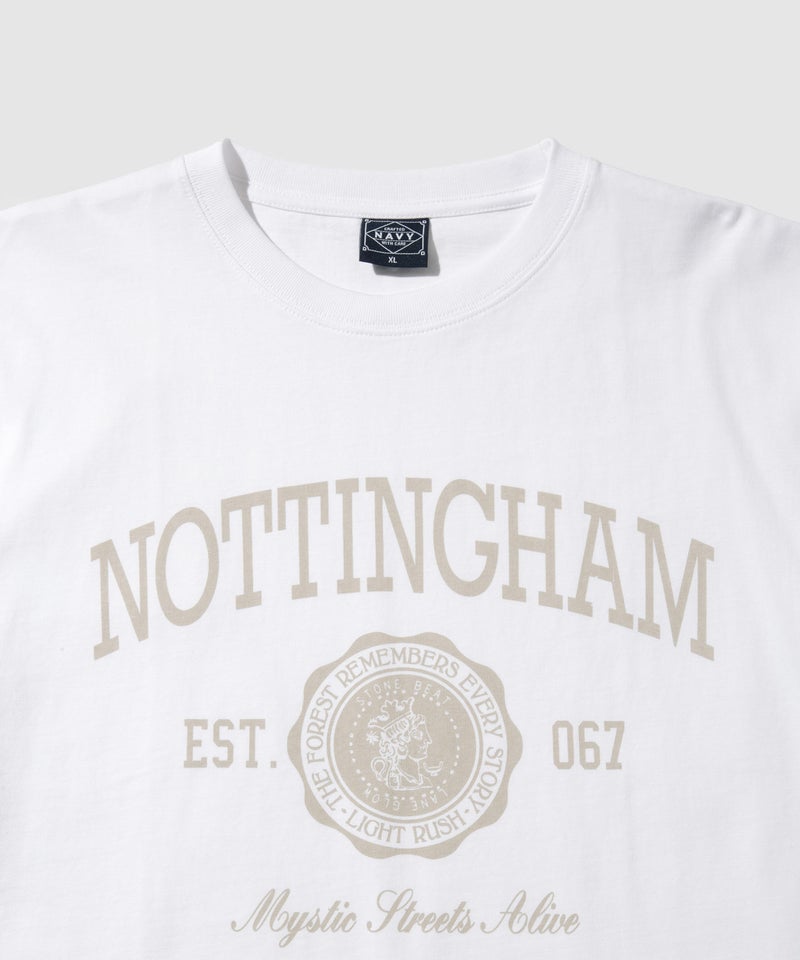 NAVY  プリント半袖Tシャツ BCIコットン リラックスフィット メンズ メール便 対応商品商品画像-14