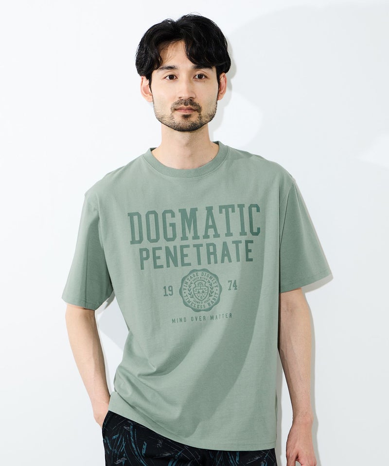 [期間限定価格]NAVY  プリント半袖Tシャツ BCIコットン リラックスフィット メンズ メール便 対応商品商品画像-14