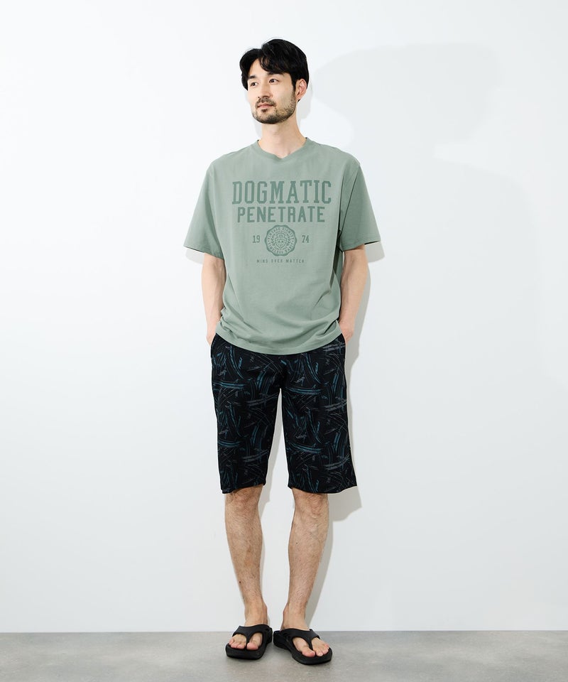 [期間限定価格]NAVY  プリント半袖Tシャツ BCIコットン リラックスフィット メンズ メール便 対応商品商品画像-15