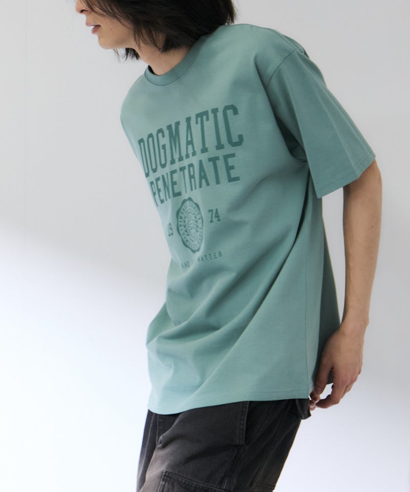 [期間限定価格]NAVY  プリント半袖Tシャツ BCIコットン リラックスフィット メンズ メール便 対応商品商品画像-18