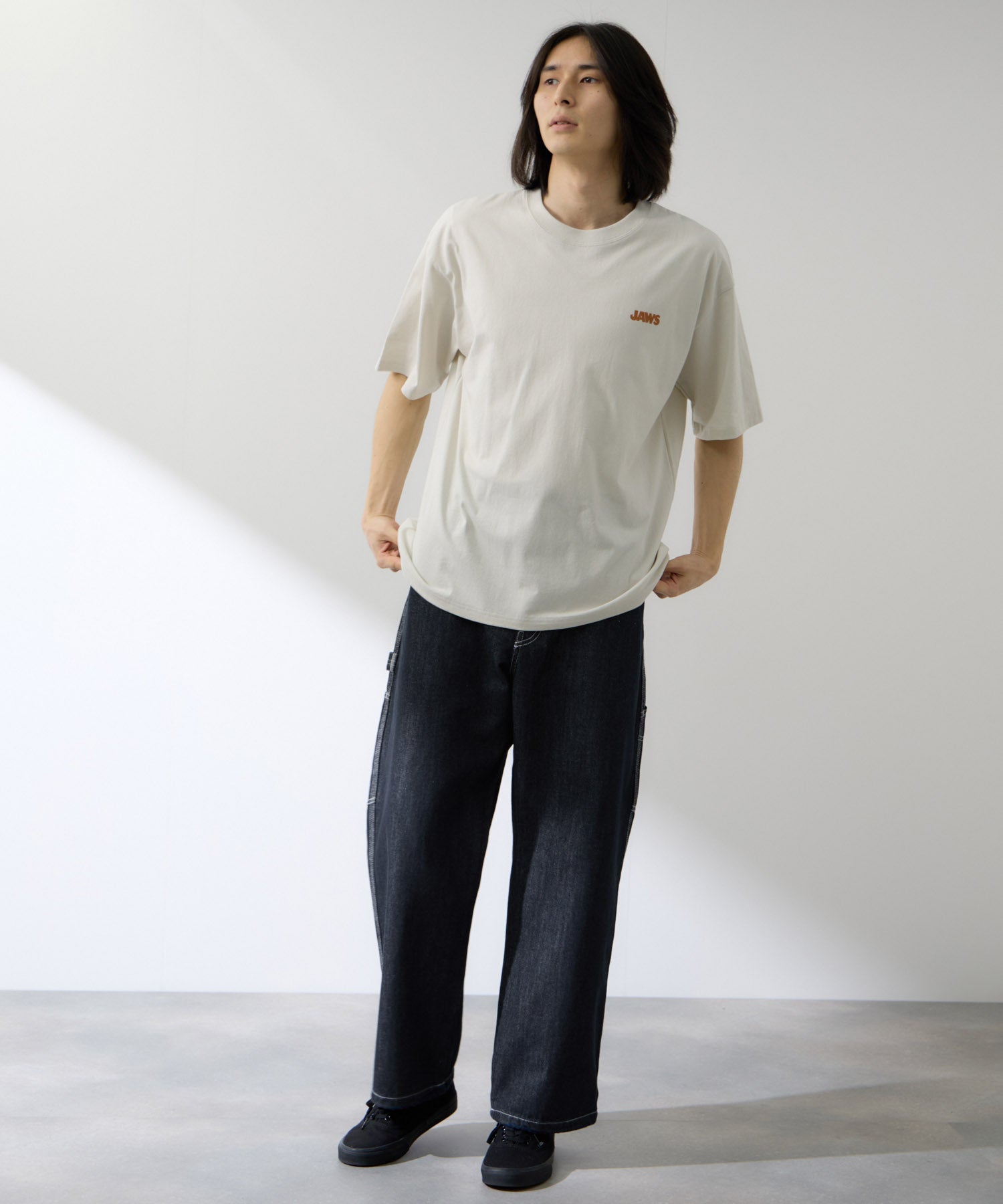 NAVY デニムペインターパンツ メンズ