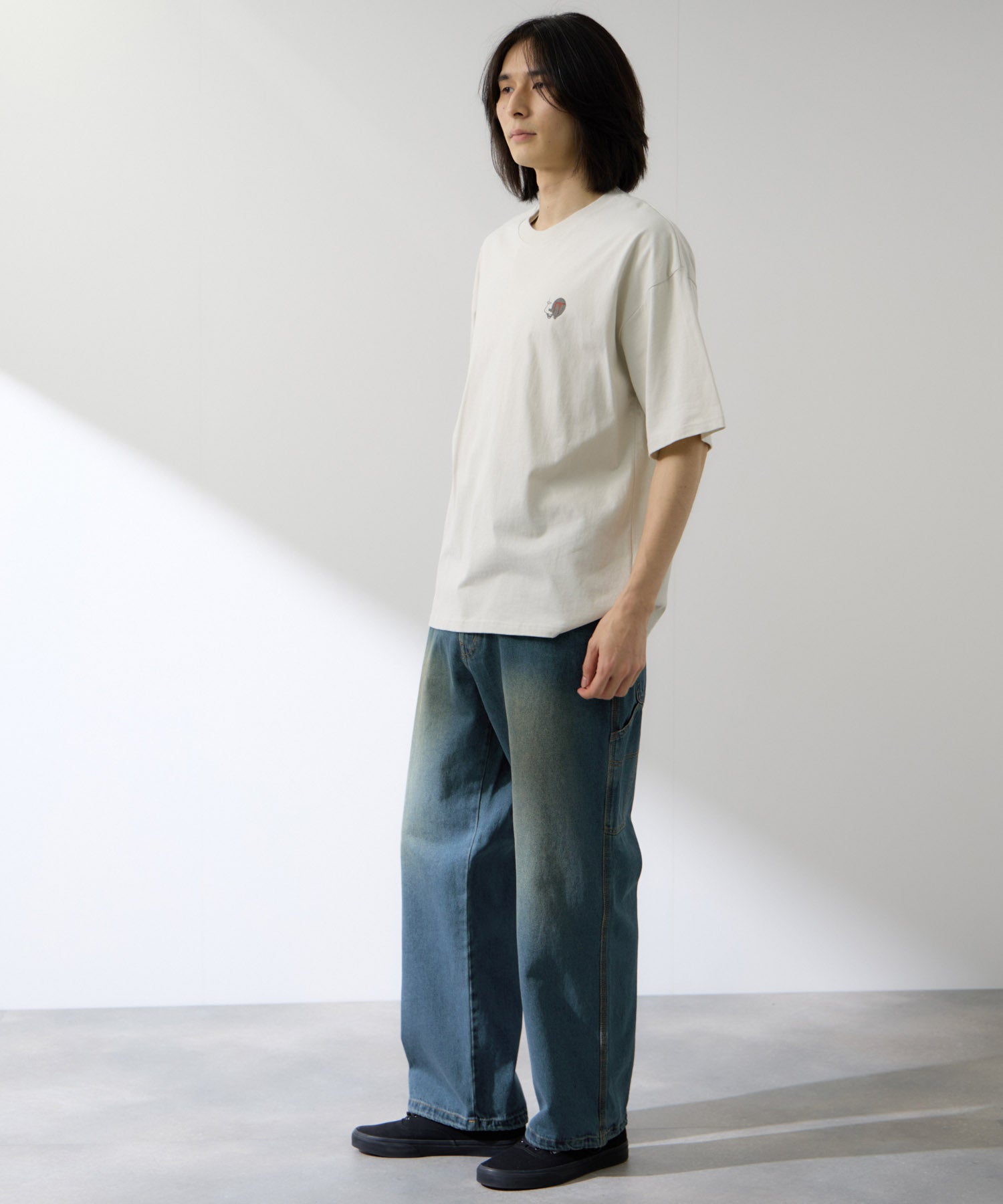 NAVY デニムペインターパンツ メンズ