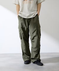 NAVY リップルカーゴパンツ メンズ