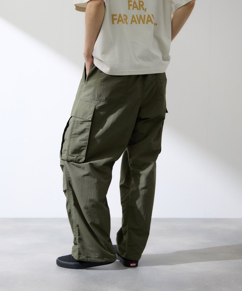 NAVY リップルカーゴパンツ メンズ商品画像-5