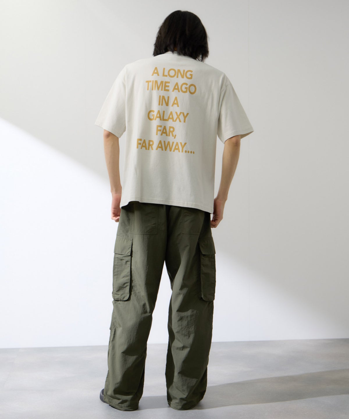 NAVY リップルカーゴパンツ メンズ