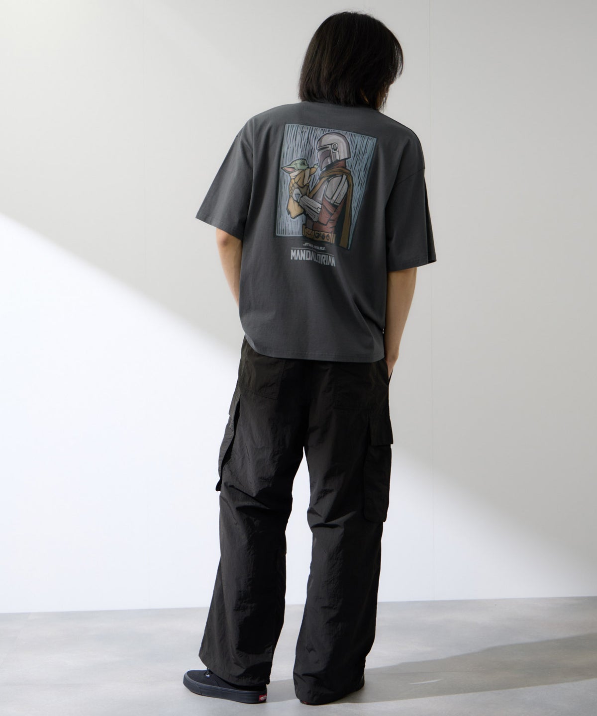 NAVY リップルカーゴパンツ メンズ