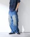 [期間限定価格]NAVY  デニムカーゴパンツ メンズ商品サムネイル-2