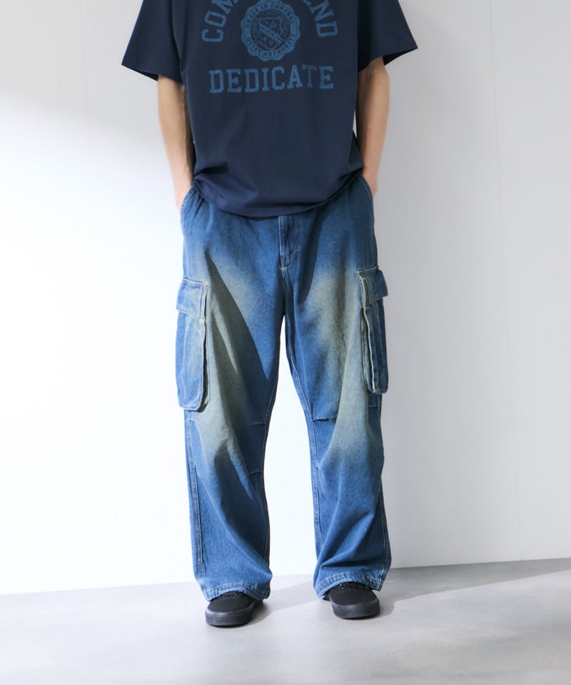 NAVY デニムカーゴパンツ メンズ商品画像-7