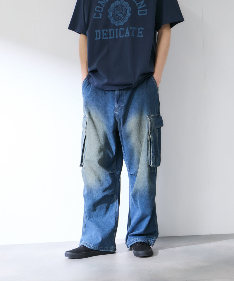 NAVY デニムカーゴパンツ メンズ商品画像-8