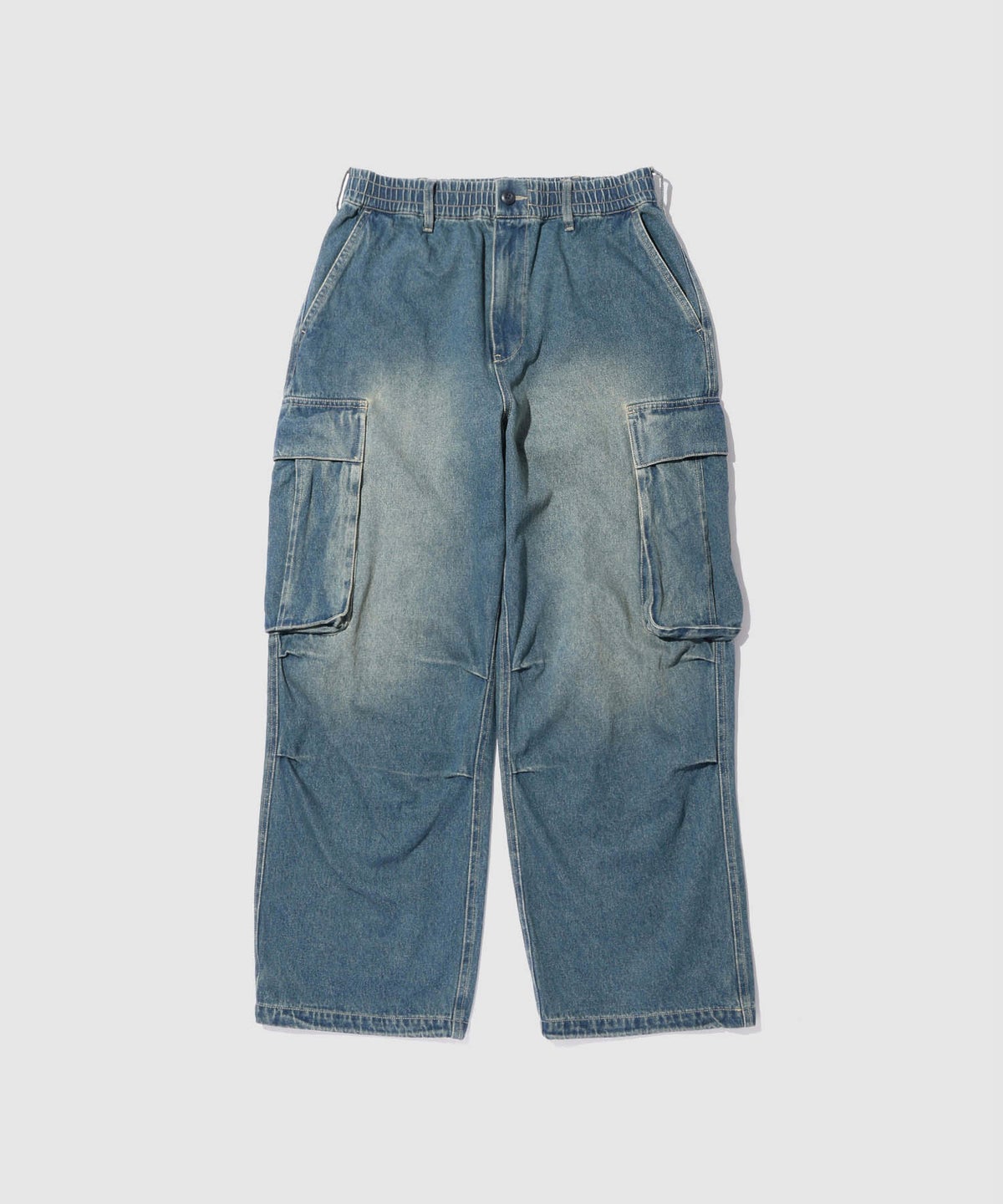 NAVY デニムカーゴパンツ メンズ
