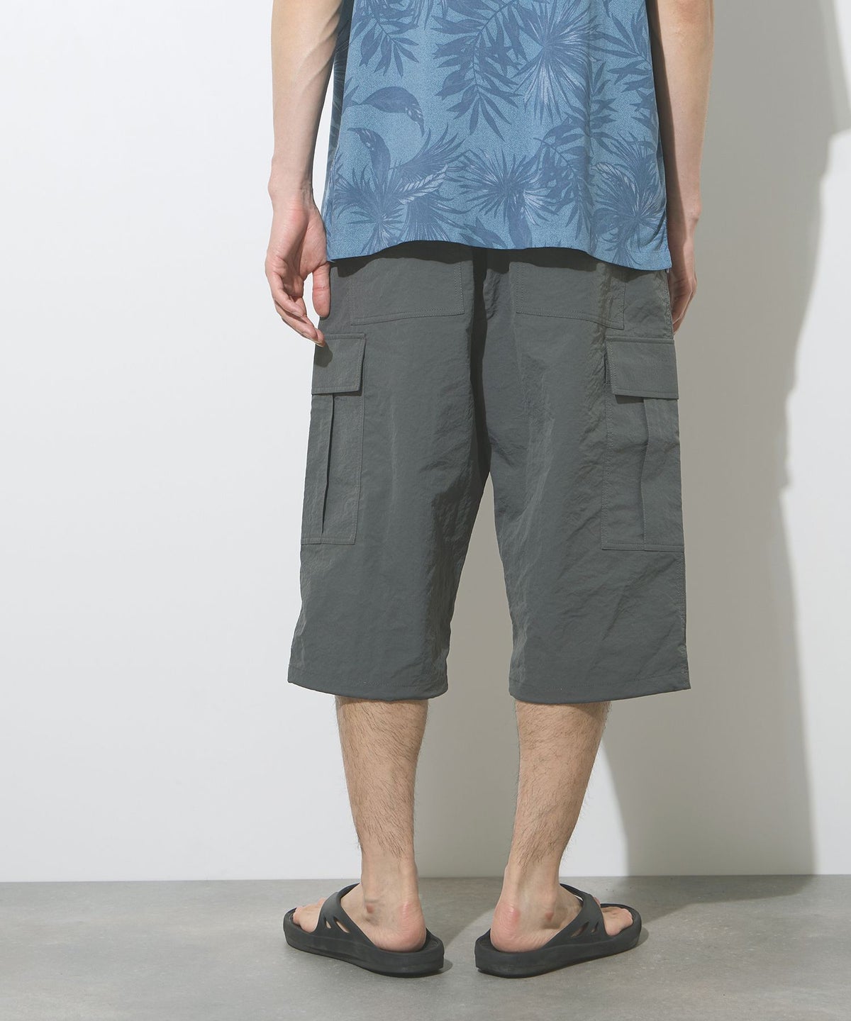 NAVY クロップドカーゴパンツ メンズ