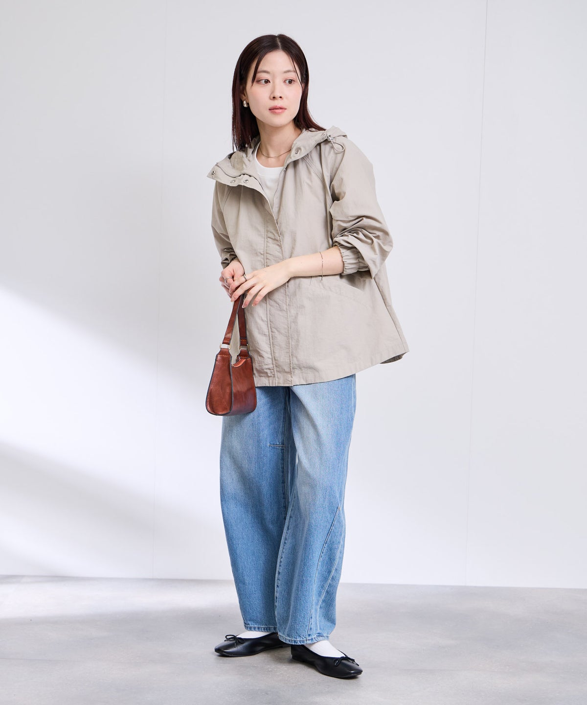 Free Nature ナイロンマウンテンパーカー レディース