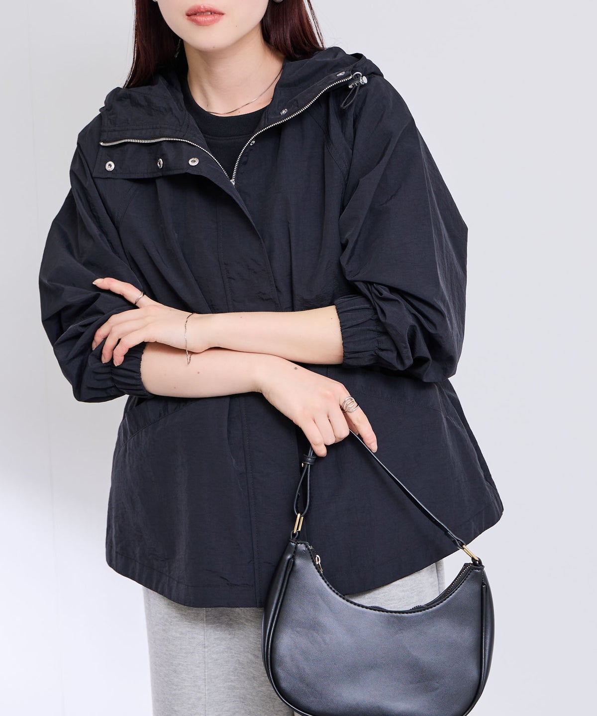 Free Nature ナイロンマウンテンパーカー レディース