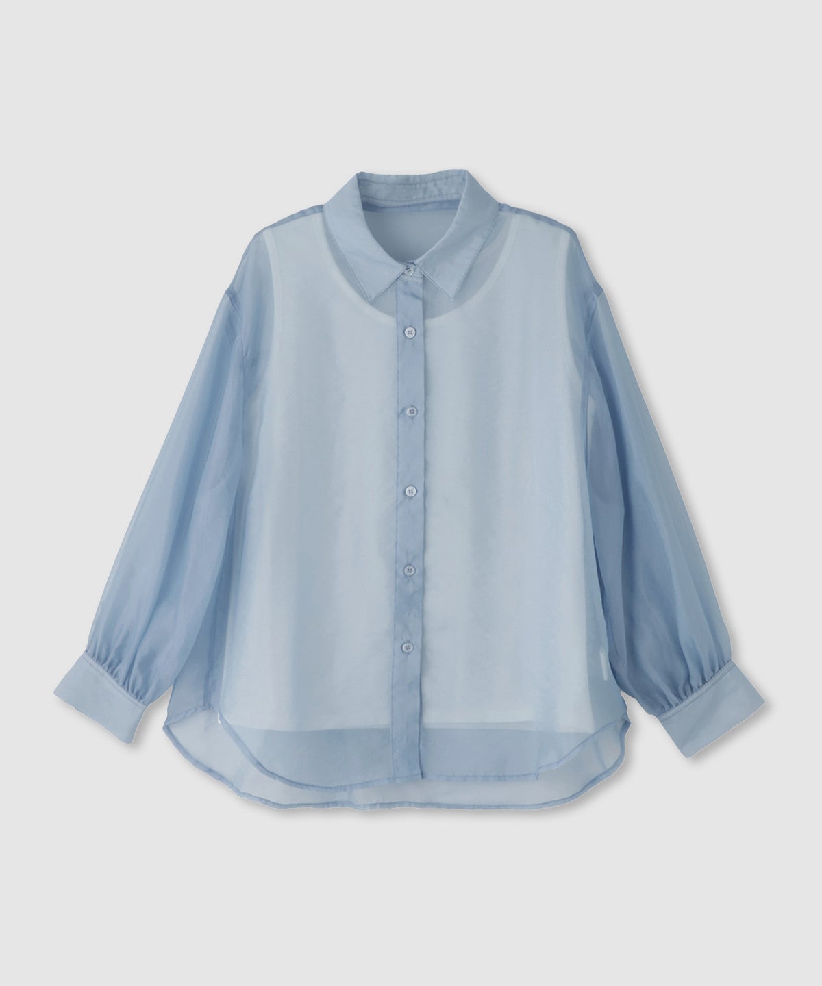 Free Nature シアーシャツアンサンブル インナー付き レディース