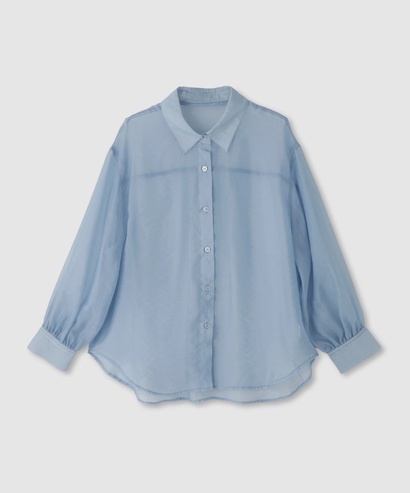 Free Nature  シアーシャツアンサンブル インナー付き レディース商品画像-5