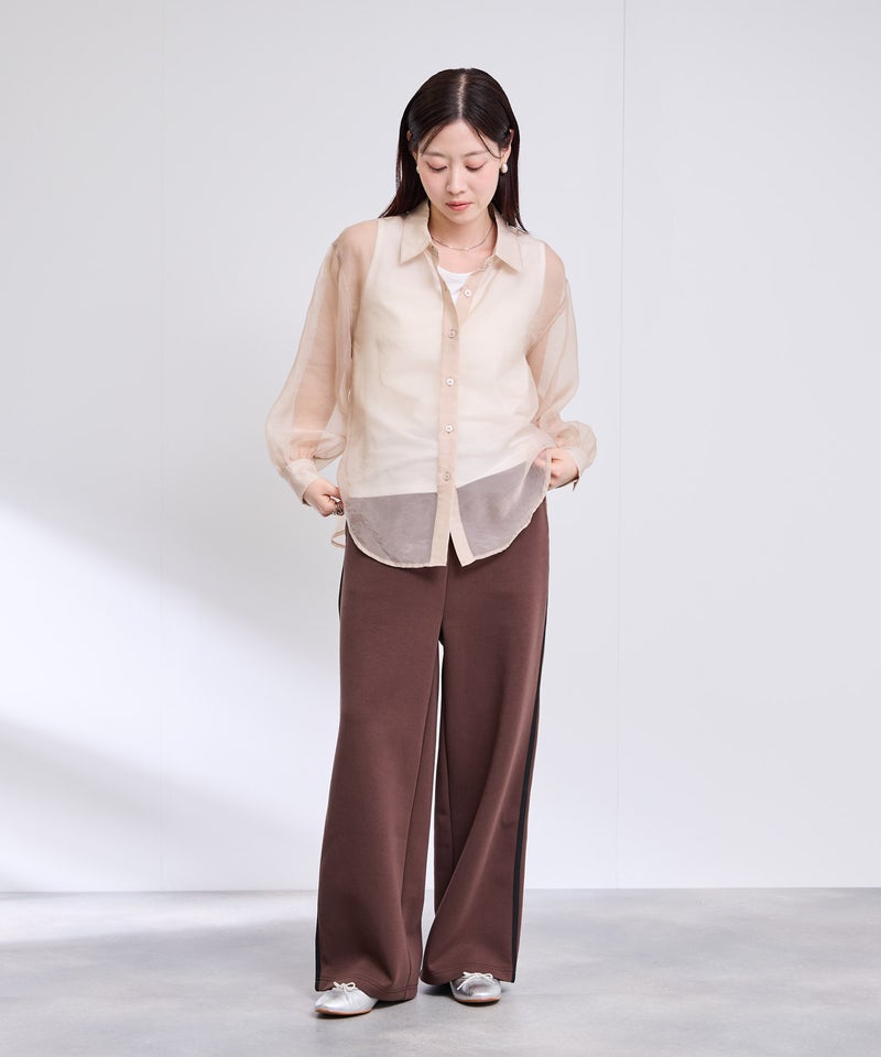 Free Nature  シアーシャツアンサンブル インナー付き レディース商品画像-17