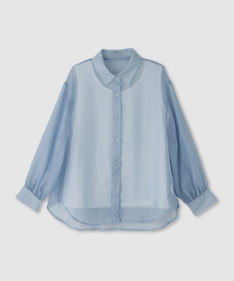 Free Nature  シアーシャツアンサンブル インナー付き レディース商品画像-19