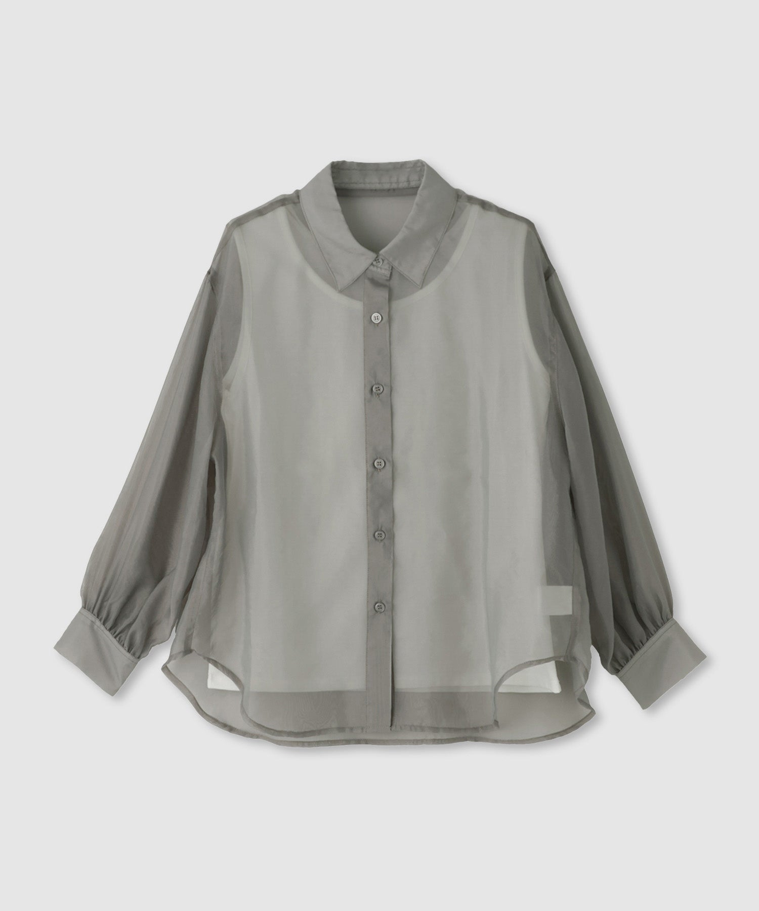 Free Nature シアーシャツアンサンブル インナー付き レディース