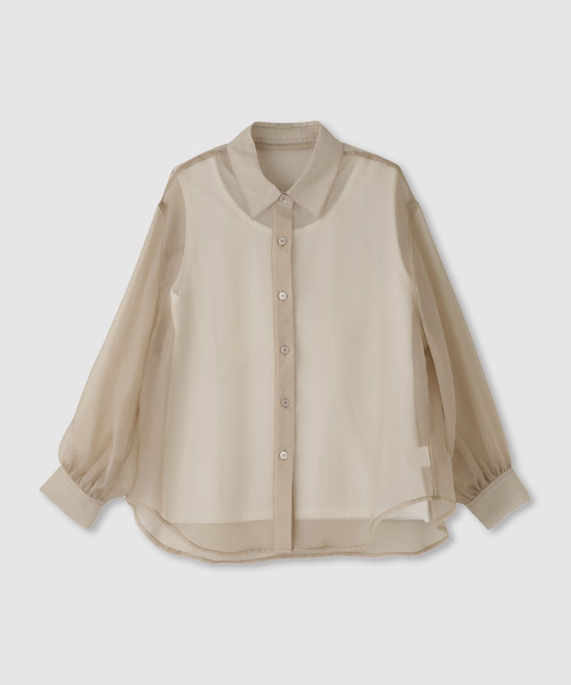 Free Nature  シアーシャツアンサンブル インナー付き レディース商品画像-21